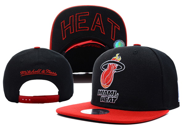 NBA Maimi Heat M&N Snapback Hat id30